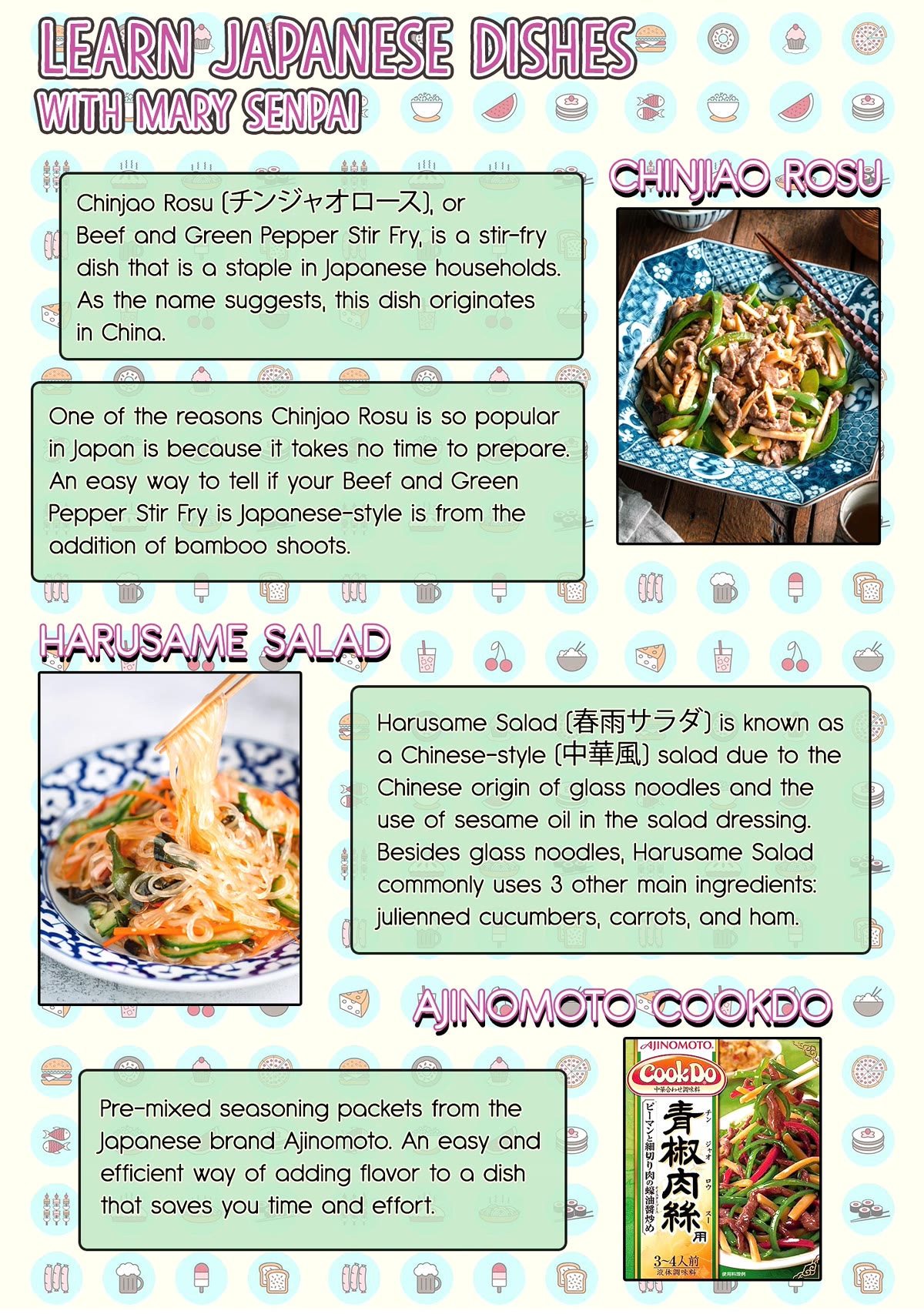 Tsukuoki Life: Weekend Meal Prep Recipes! Chapter 12 page 22 - Chapter 12: Easy Chinese at Home ☆ Chinjiao Rosu and Chinese Style Harusame Salad