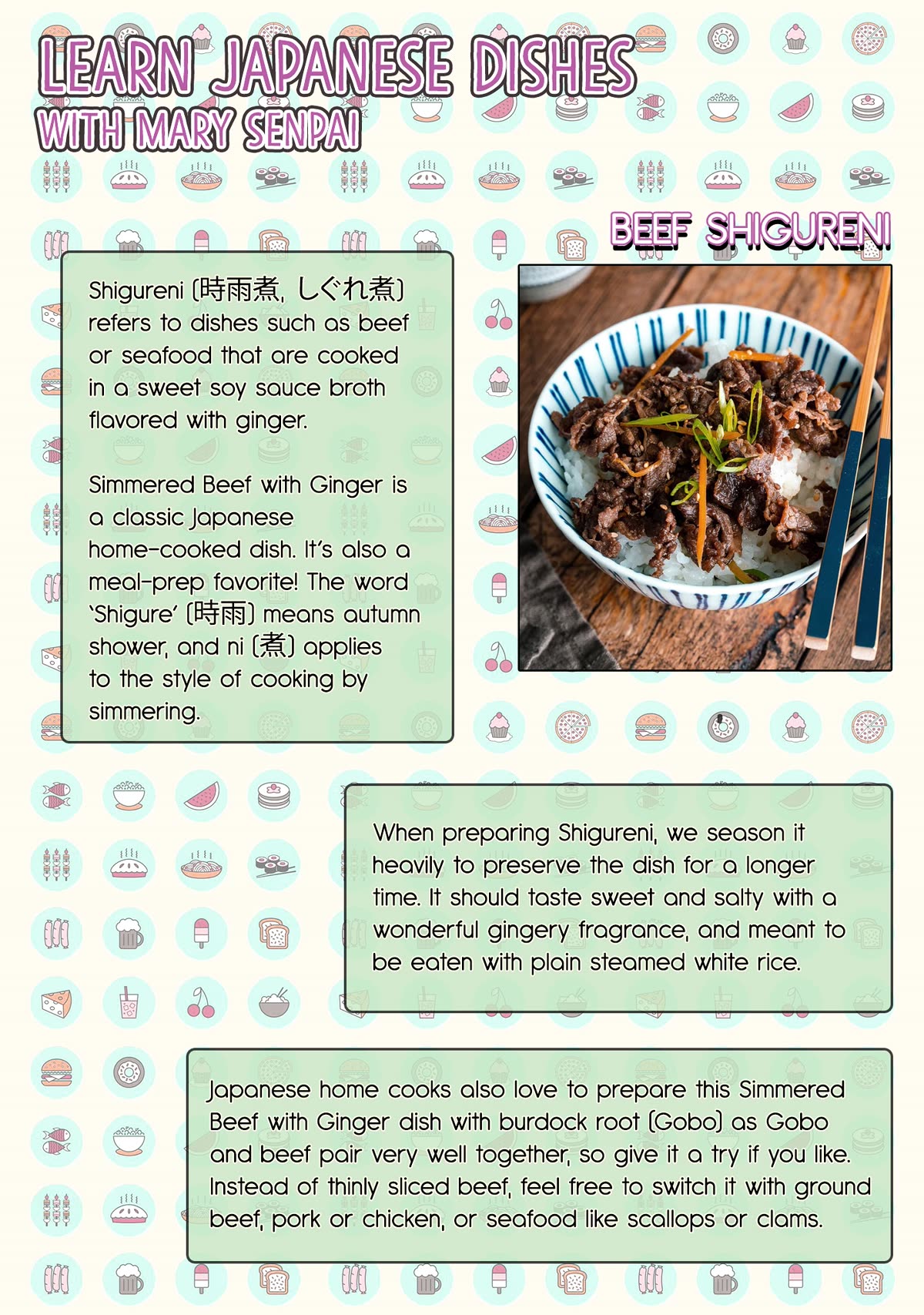 Tsukuoki Life: Weekend Meal Prep Recipes! Chapter 13 page 16 - Chapter 13: Homemade Beef Bowl you’ll Wanna Chow Down On ♪ Simmered Beef with Ginger