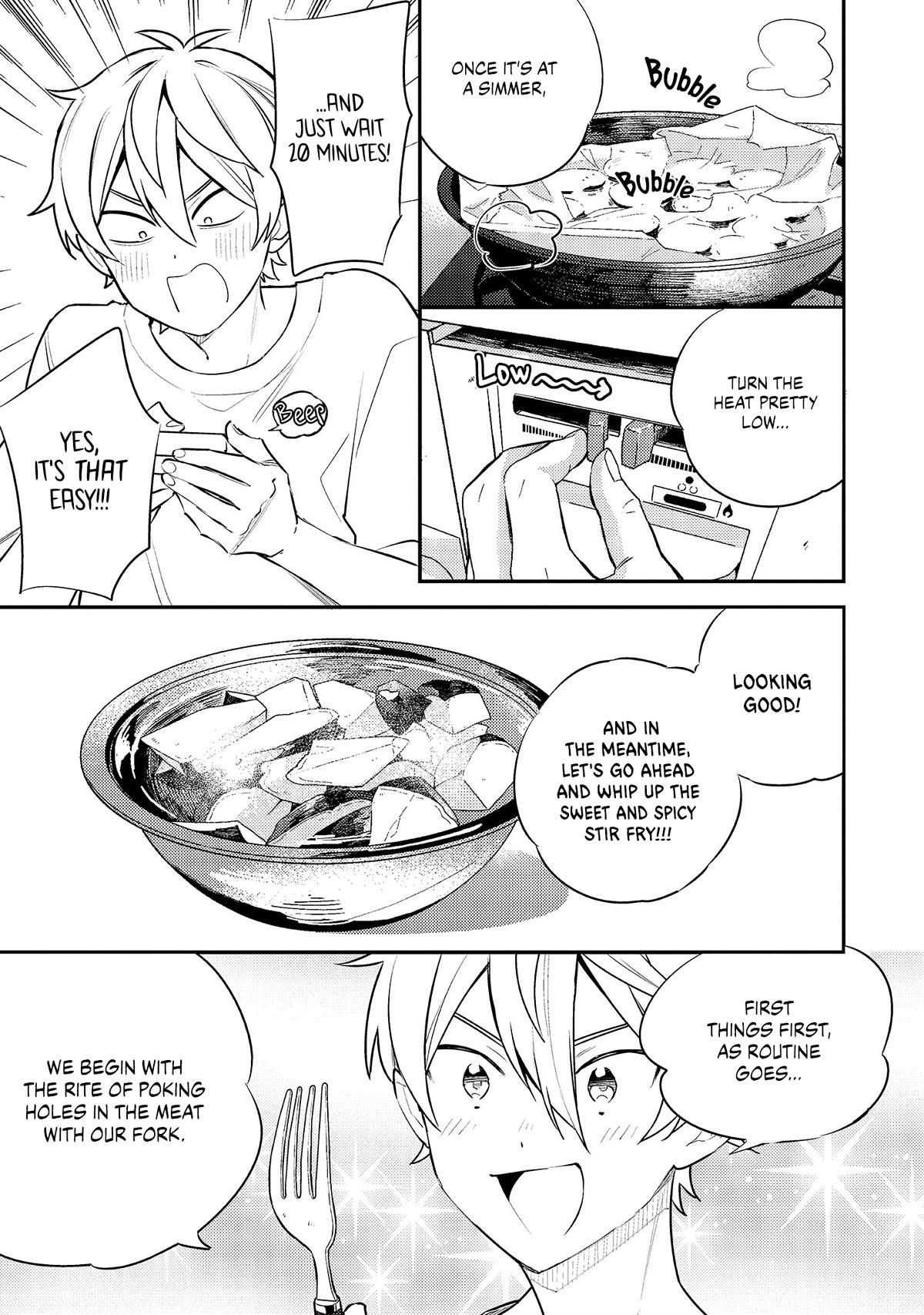 Tsukuoki Life: Weekend Meal Prep Recipes! Chapter 15 page 13 - Chapter 15: The Taste of Autumn ☆ Simmered Satsumaimo with Lemon and Sweet & Spicy Pork Stir Fry