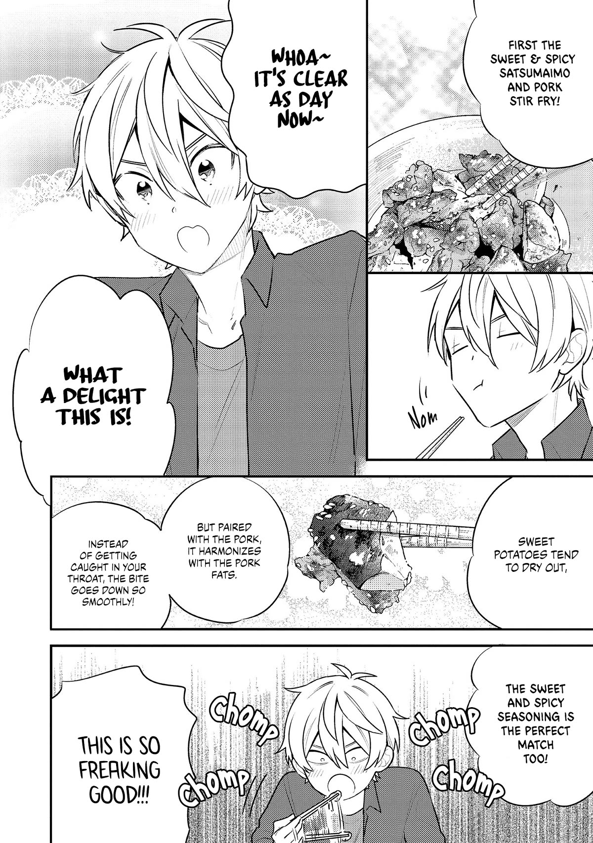 Tsukuoki Life: Weekend Meal Prep Recipes! Chapter 15 page 20 - Chapter 15: The Taste of Autumn ☆ Simmered Satsumaimo with Lemon and Sweet & Spicy Pork Stir Fry