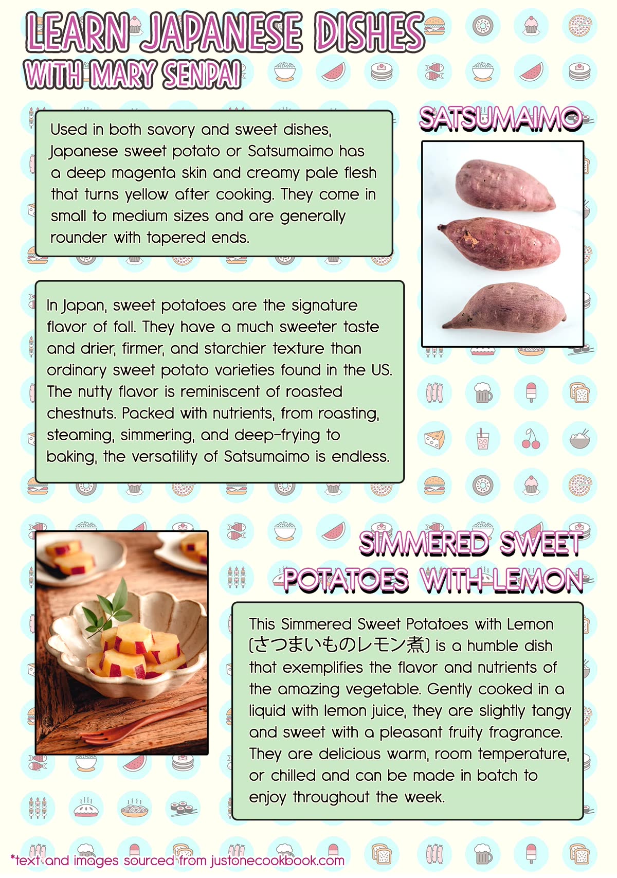 Tsukuoki Life: Weekend Meal Prep Recipes! Chapter 15 page 26 - Chapter 15: The Taste of Autumn ☆ Simmered Satsumaimo with Lemon and Sweet & Spicy Pork Stir Fry