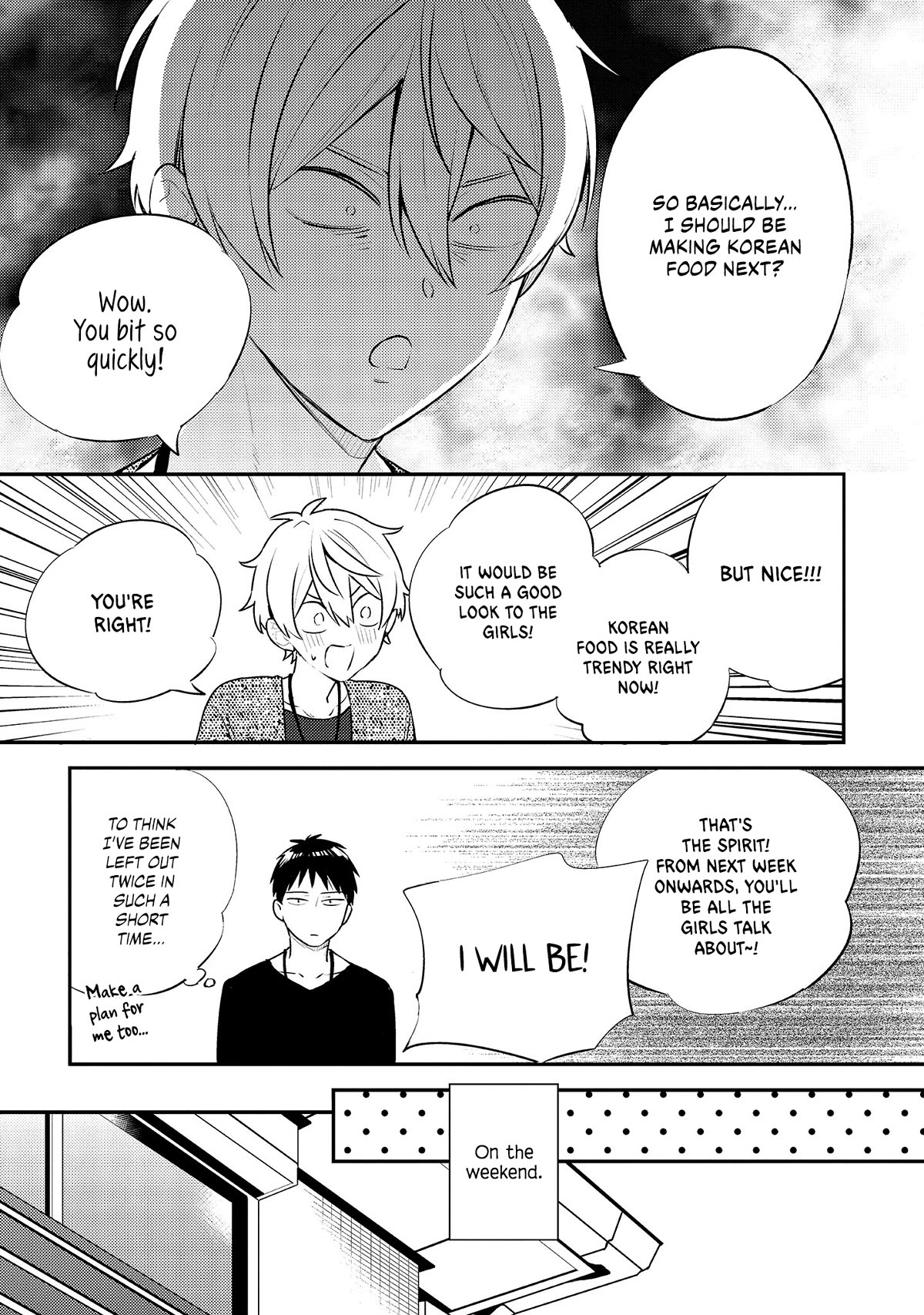 Tsukuoki Life: Weekend Meal Prep Recipes! Chapter 16 page 6 - Chapter 16: Hopping on the Korean Food Bandwagon?! Dwaeji Galbi with Soybean Sprout Namul