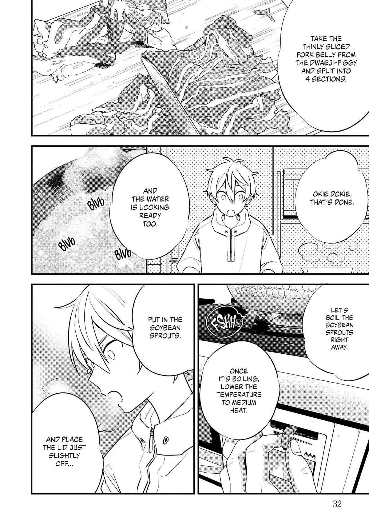 Tsukuoki Life: Weekend Meal Prep Recipes! Chapter 16 page 9 - Chapter 16: Hopping on the Korean Food Bandwagon?! Dwaeji Galbi with Soybean Sprout Namul