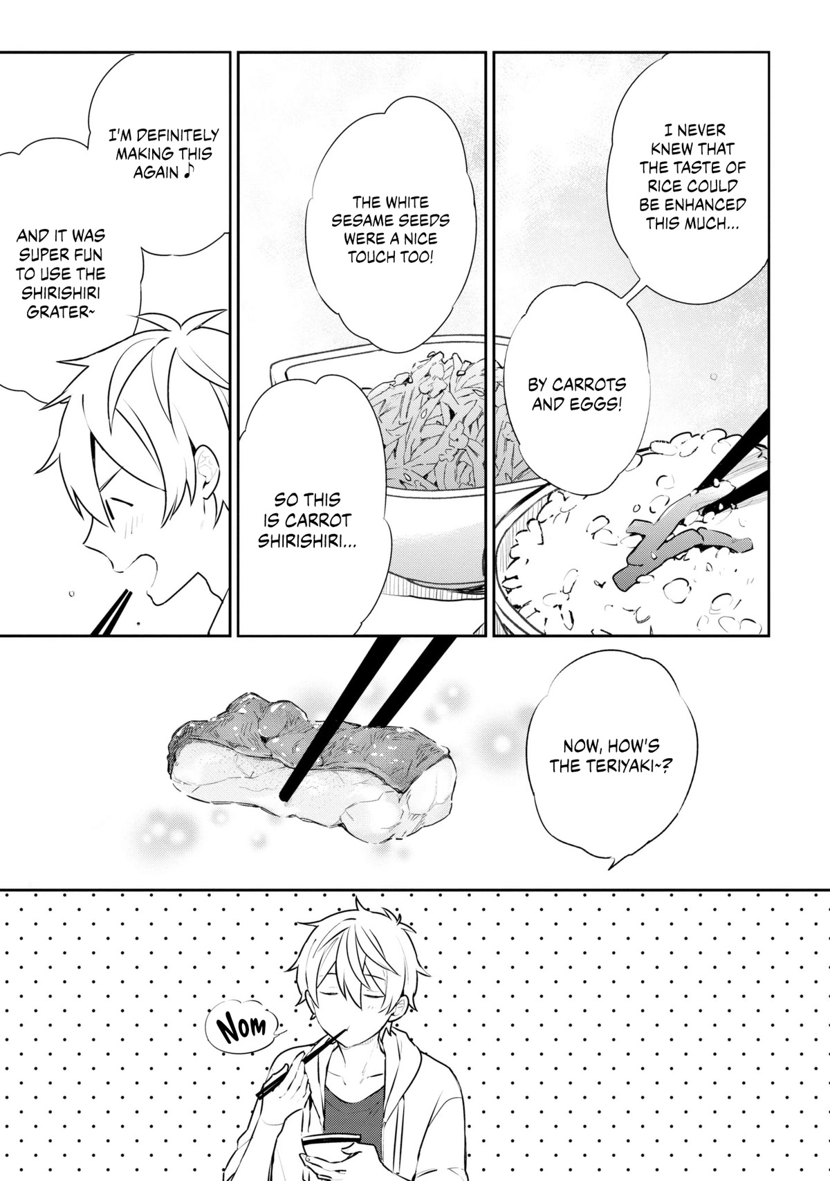 Tsukuoki Life: Weekend Meal Prep Recipes! Chapter 3 page 17 - Chapter 3: Goes Well With Rice! Teriyaki Chicken And Carrot Shirishiri