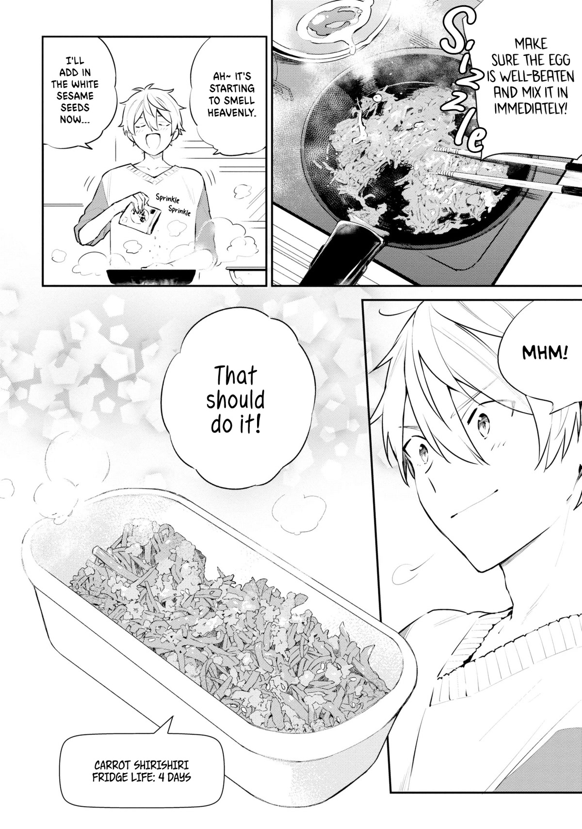 Tsukuoki Life: Weekend Meal Prep Recipes! Chapter 3 page 8 - Chapter 3: Goes Well With Rice! Teriyaki Chicken And Carrot Shirishiri