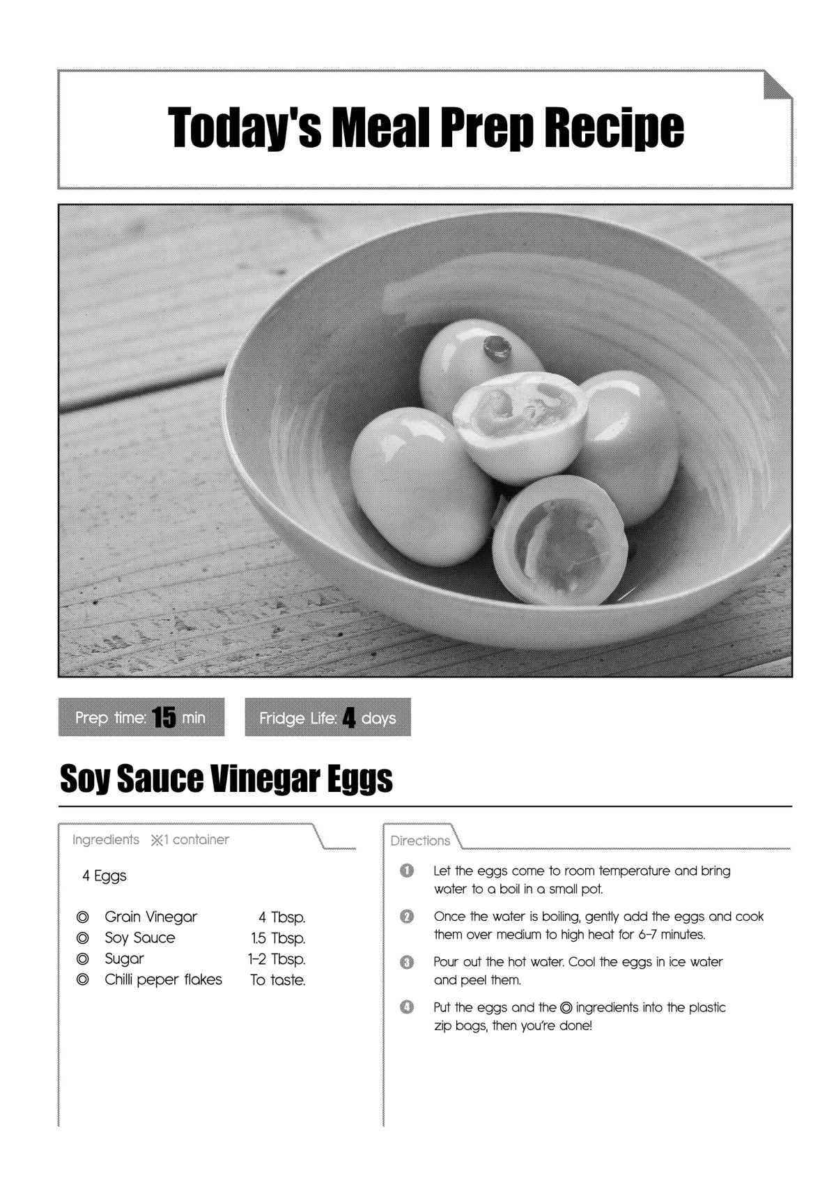 Tsukuoki Life: Weekend Meal Prep Recipes! Chapter 4 page 18 - Chapter 4: Soy Sauce Pickled Cucumbers And Soy Sauce Vinegar Eggs Make Great Alcohol Snacks