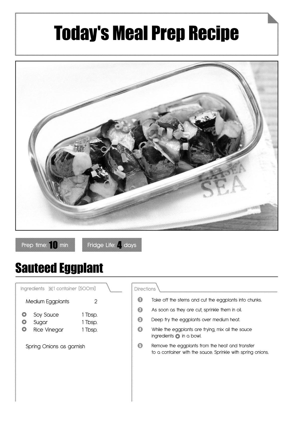 Tsukuoki Life: Weekend Meal Prep Recipes! Chapter 6 page 24 - Chapter 6: Ever Popular Menu ☆ Steamed Chicken with Cucumbers and Eggplant Nanban