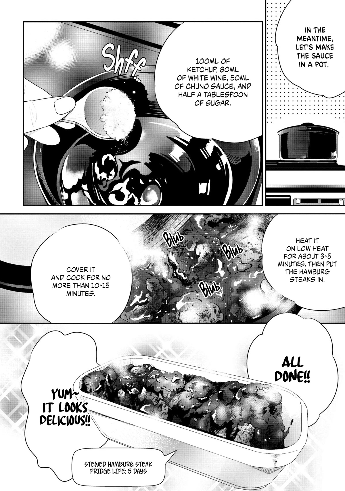 Tsukuoki Life: Weekend Meal Prep Recipes! Chapter 7 page 15 - Chapter 7: A Taste Enjoyed by anyone ♪ Stewed Hamburg Steak