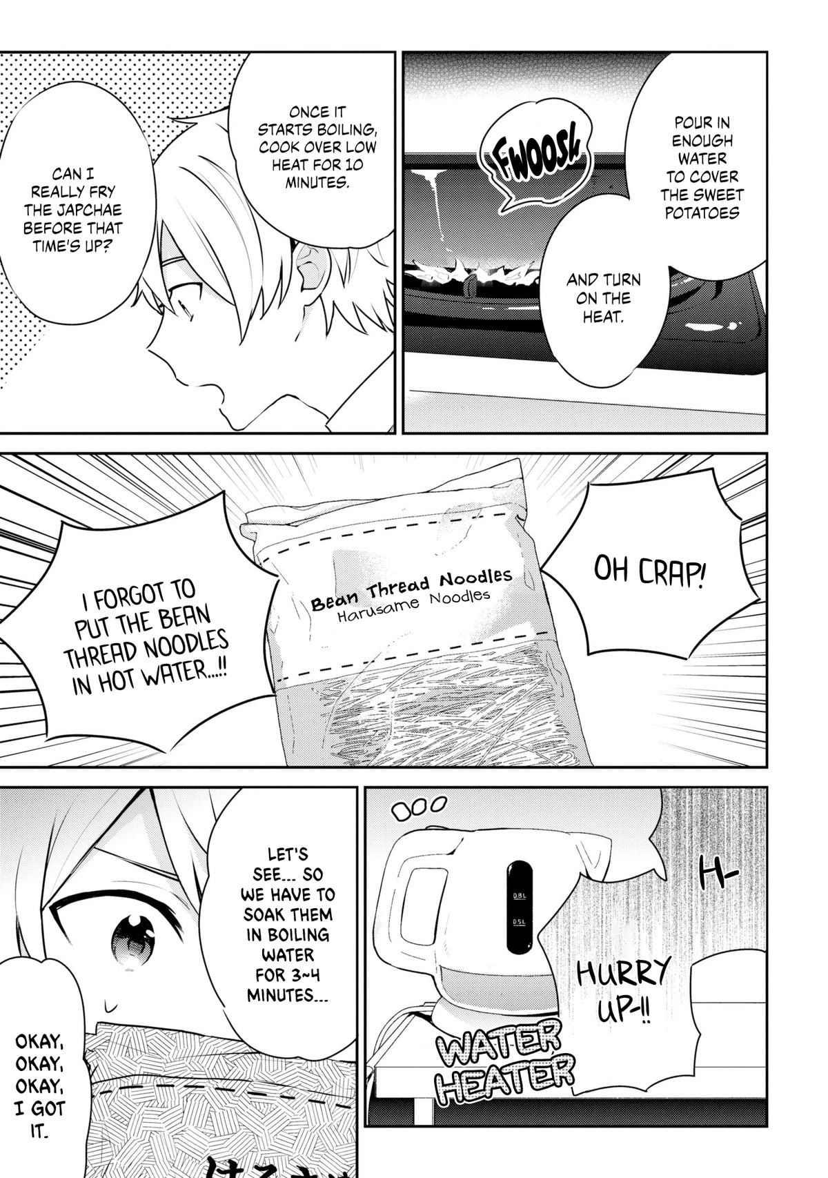Tsukuoki Life: Weekend Meal Prep Recipes! Chapter 8 page 11 - Chapter 8: Japanese Style Japchae and Sweet Potato Cream Cheese Dessert Salad