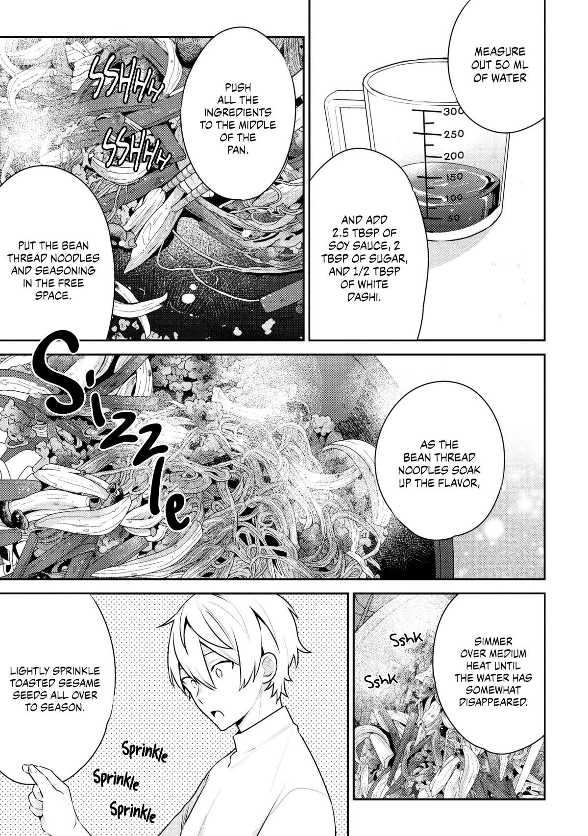 Tsukuoki Life: Weekend Meal Prep Recipes! Chapter 8 page 15 - Chapter 8: Japanese Style Japchae and Sweet Potato Cream Cheese Dessert Salad