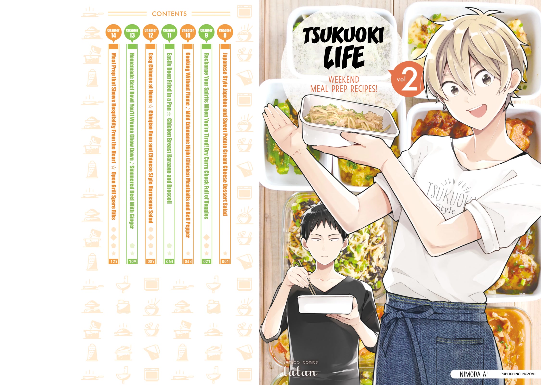 Tsukuoki Life: Weekend Meal Prep Recipes! Chapter 8 page 3 - Chapter 8: Japanese Style Japchae and Sweet Potato Cream Cheese Dessert Salad