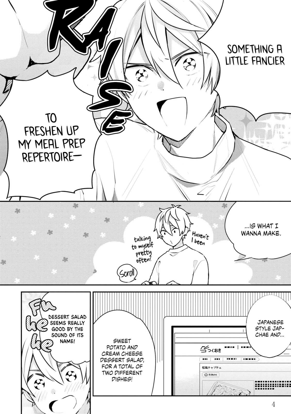 Tsukuoki Life: Weekend Meal Prep Recipes! Chapter 8 page 8 - Chapter 8: Japanese Style Japchae and Sweet Potato Cream Cheese Dessert Salad