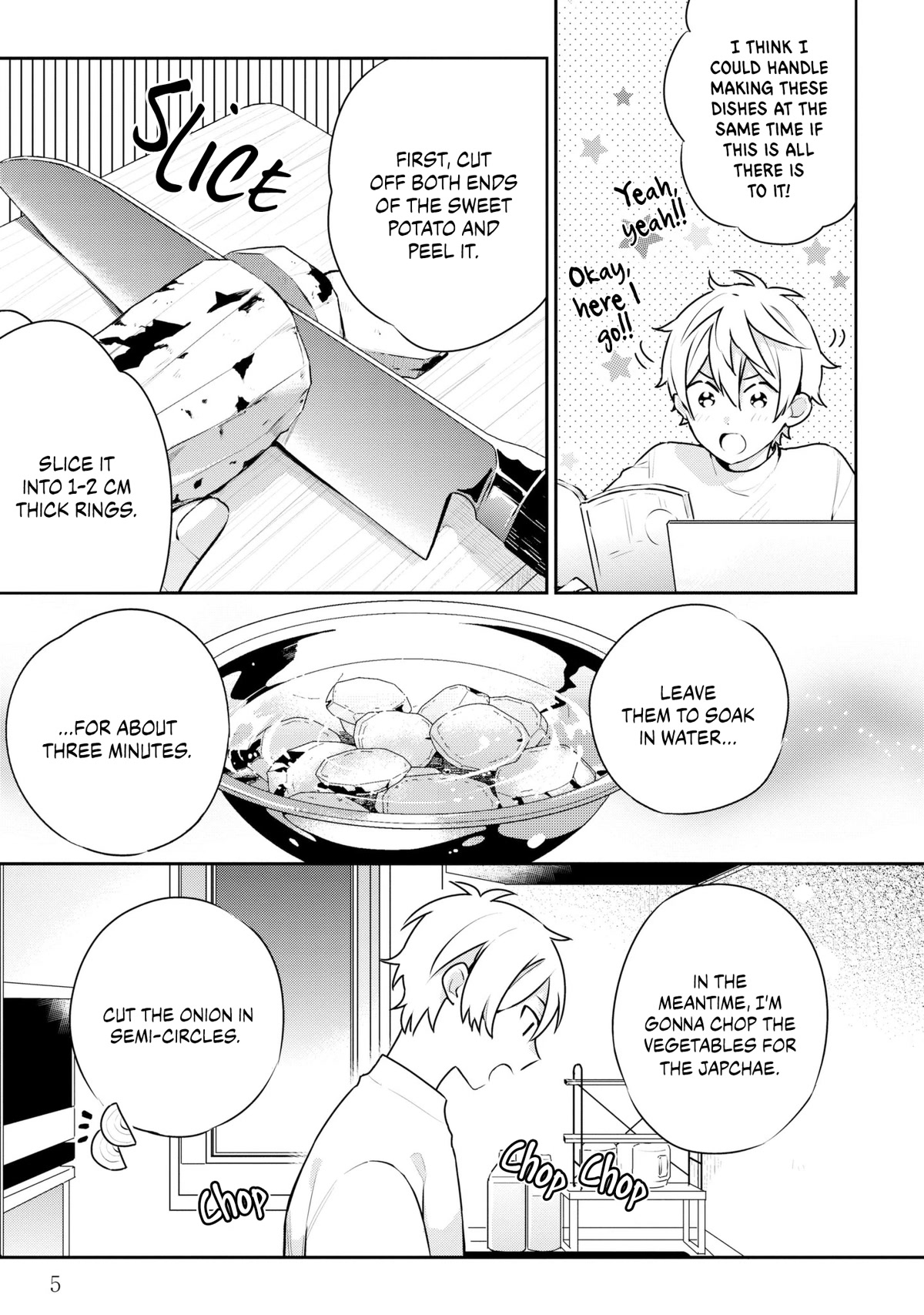 Tsukuoki Life: Weekend Meal Prep Recipes! Chapter 8 page 9 - Chapter 8: Japanese Style Japchae and Sweet Potato Cream Cheese Dessert Salad