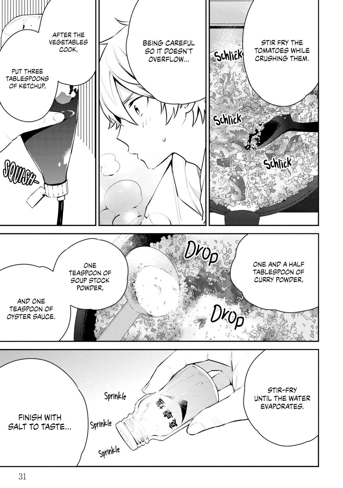 Tsukuoki Life: Weekend Meal Prep Recipes! Chapter 9 page 12 - Chapter 9: Recharge Your Spirits When You’re Tired! Dry Curry Chock-full Of Veggies