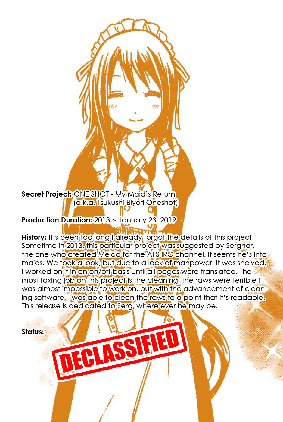 Tsukushi Biyori Chapter 0 page 1 - Oneshot