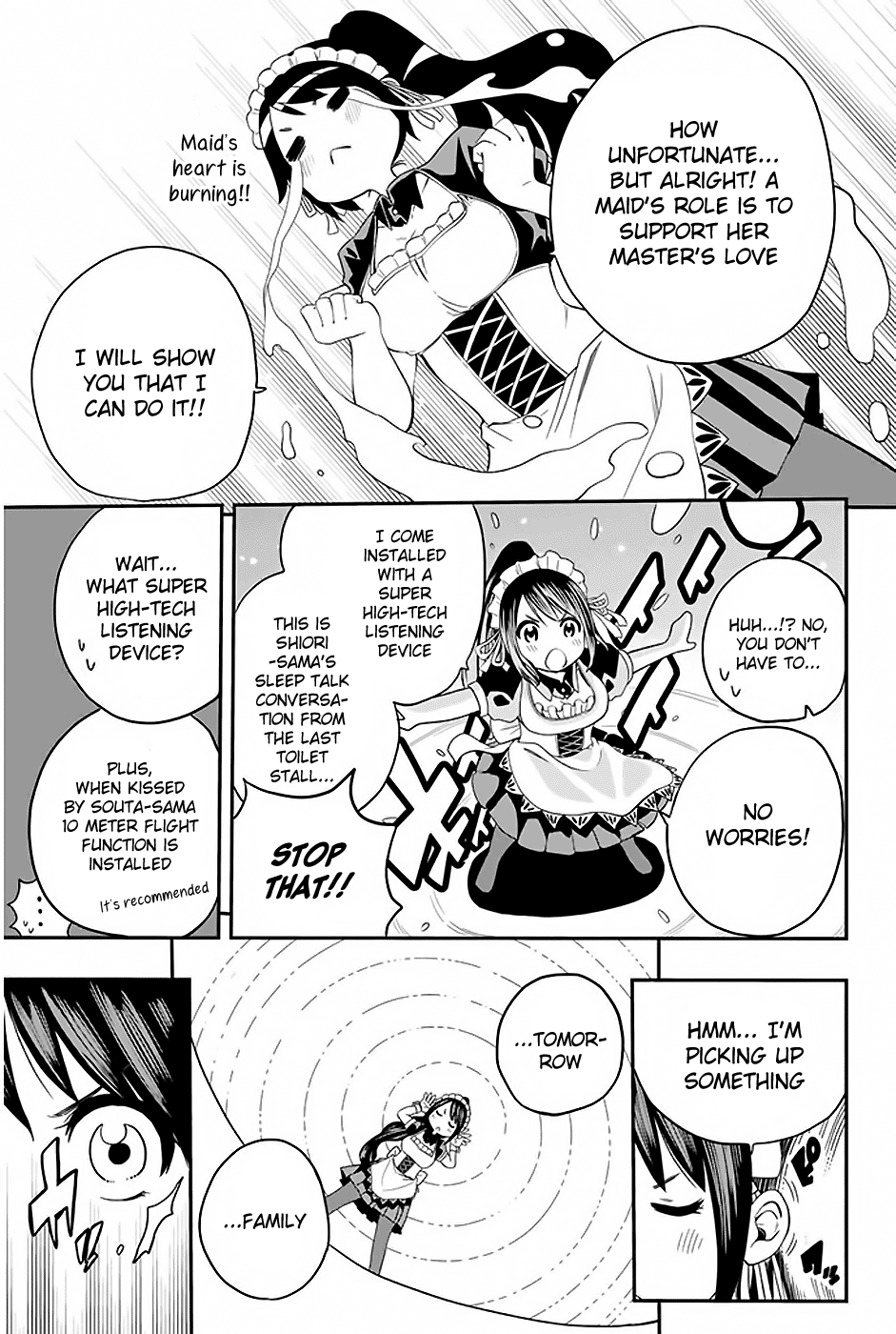 Tsukushi Biyori Chapter 2 page 8 - Chapter 2: My Maid's Love From