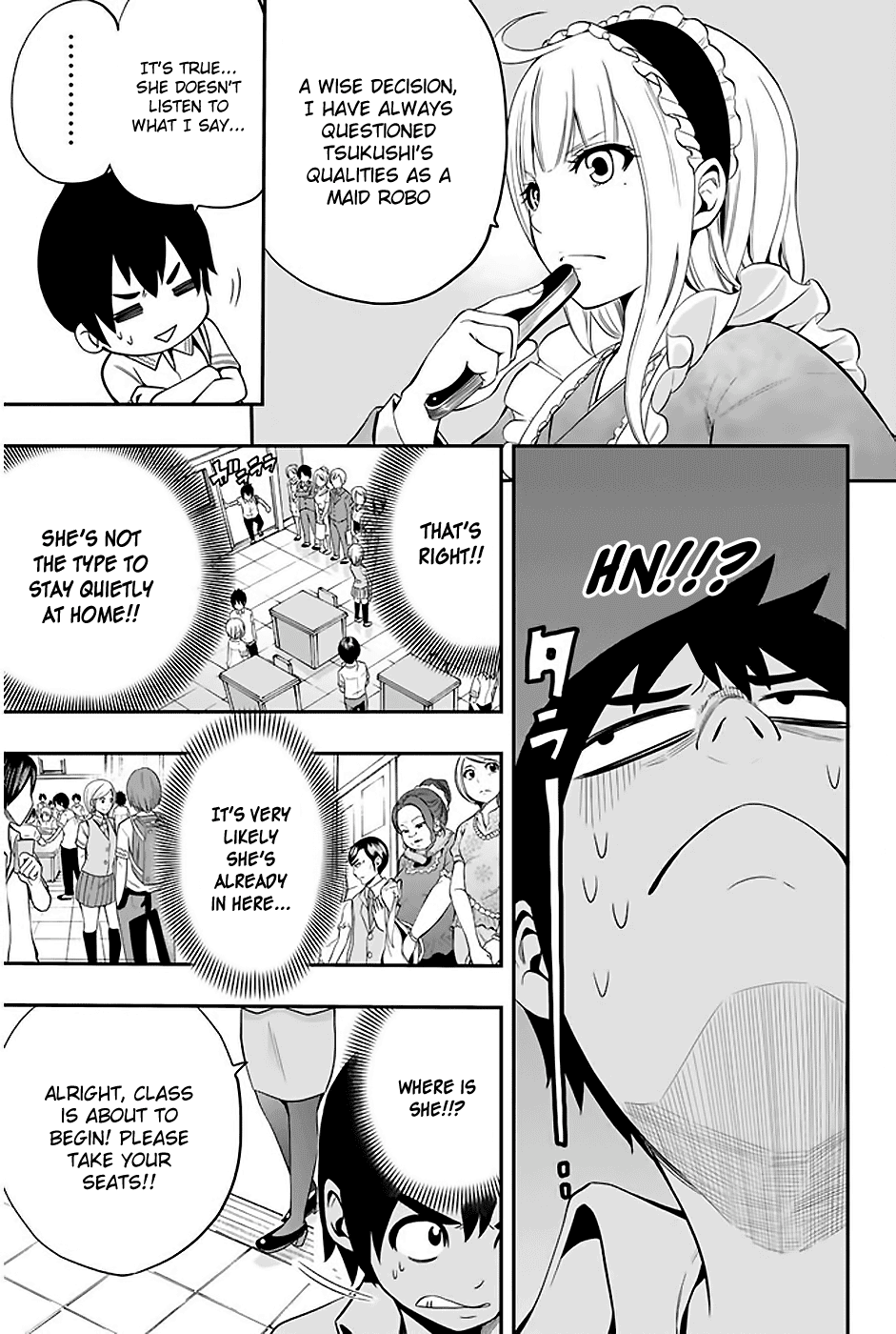 Tsukushi Biyori Chapter 3 page 10 - Chapter 3: My Maid's Class Visit