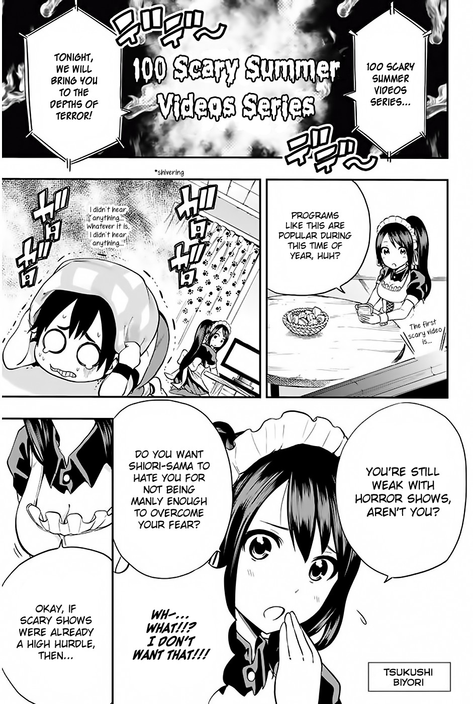 Tsukushi Biyori Chapter 4 page 2 - Chapter 4: My Maid's Test of Courage