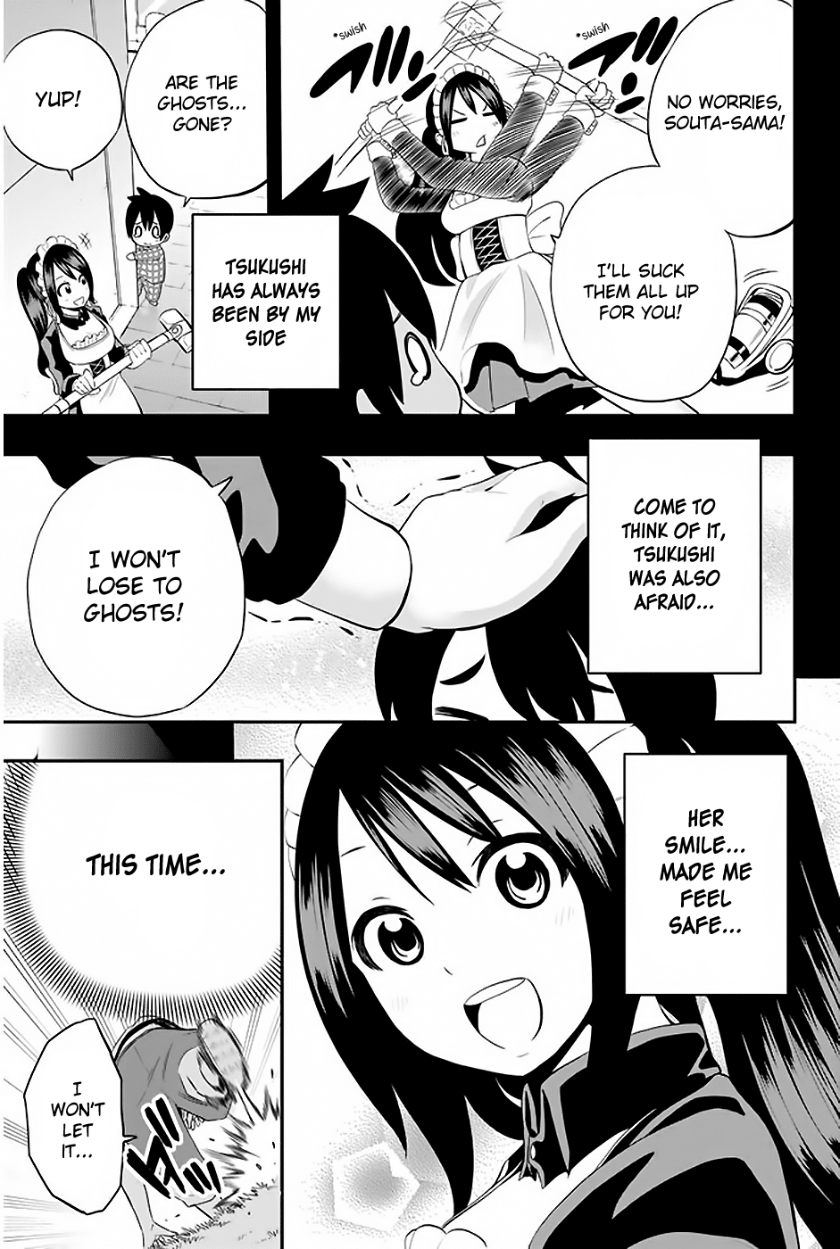 Tsukushi Biyori Chapter 4 page 21 - Chapter 4: My Maid's Test of Courage