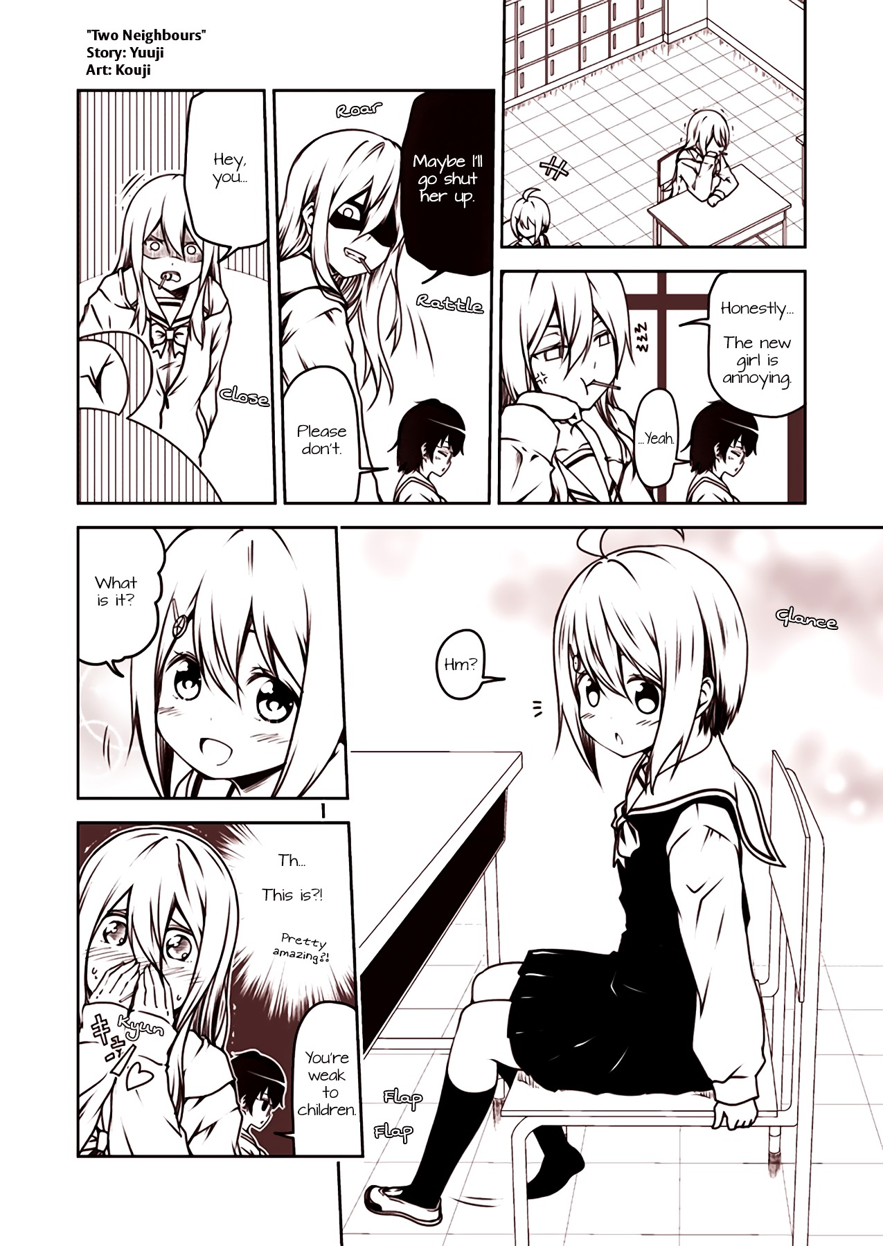 Tsukushi Mates Chapter 5 page 1 - Chapter 5 : Two Neighbours