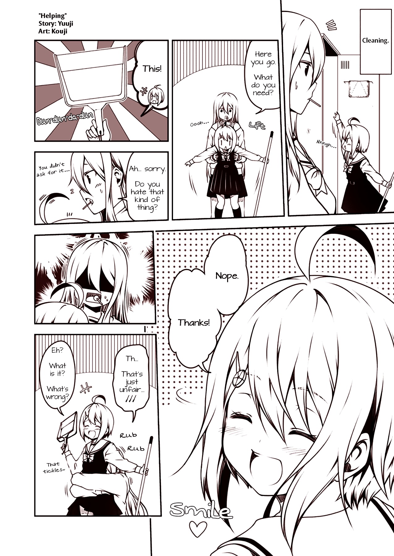 Tsukushi Mates Chapter 9 page 1 - Chapter 9 : Helping