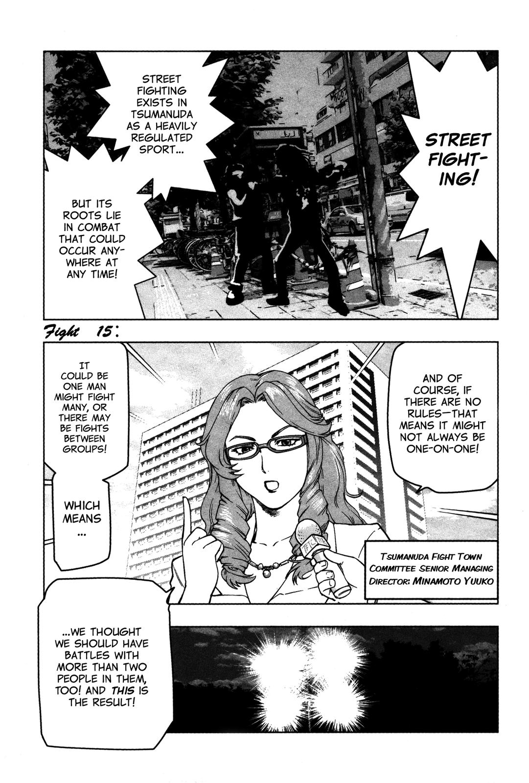 Tsumanuda Fight Town Chapter 15 page 1 - Chapter 15: It Doesn't Have to Be One-on-one!
