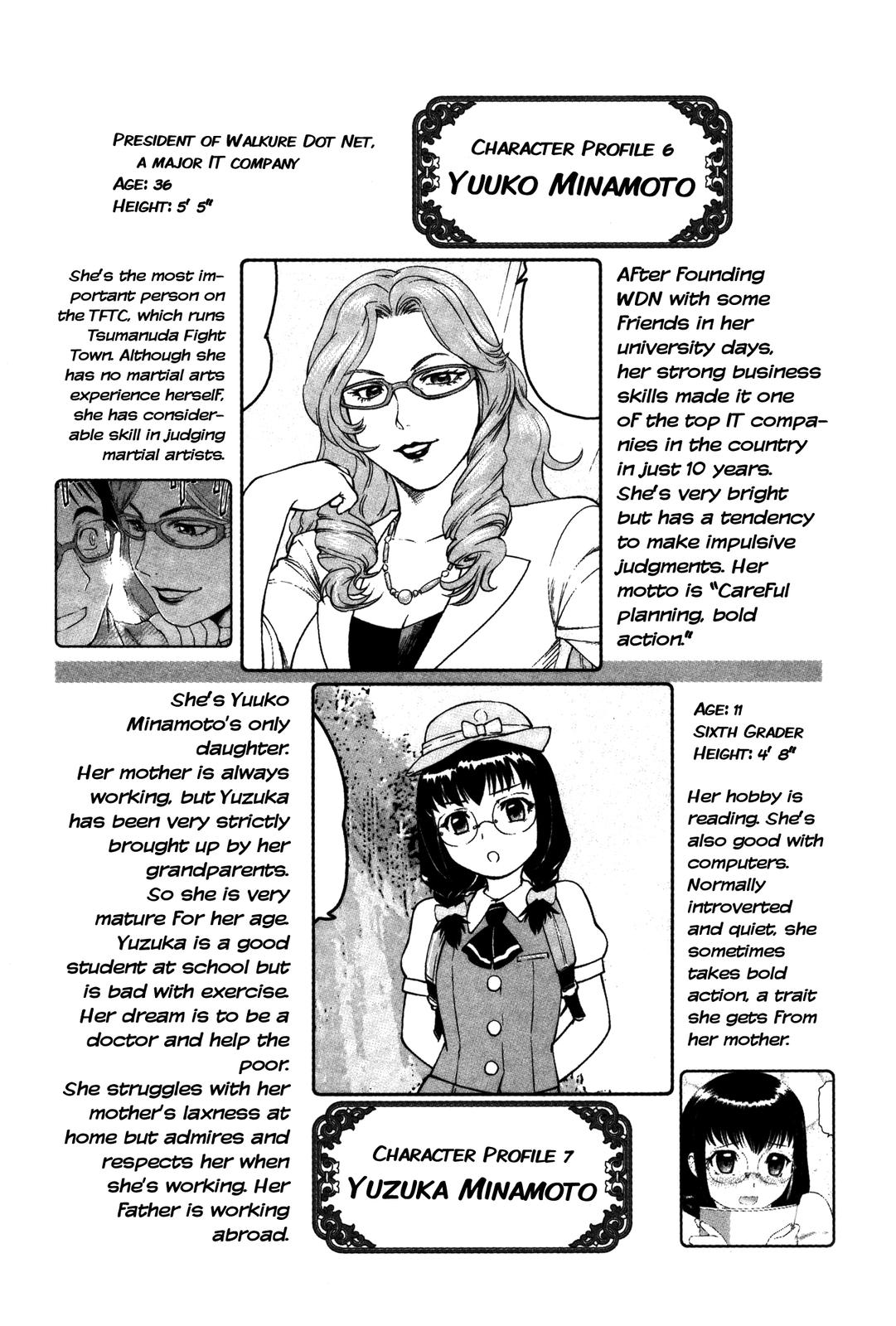 Tsumanuda Fight Town Chapter 17.6 page 1 - Chapter 17.6: Character Profile 6 & 7