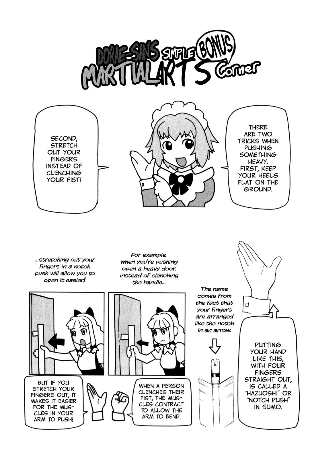 Tsumanuda Fight Town Chapter 21.5 page 1 - Chapter 21.5: Dorae-san's Simple Martial Arts Bonus Corner