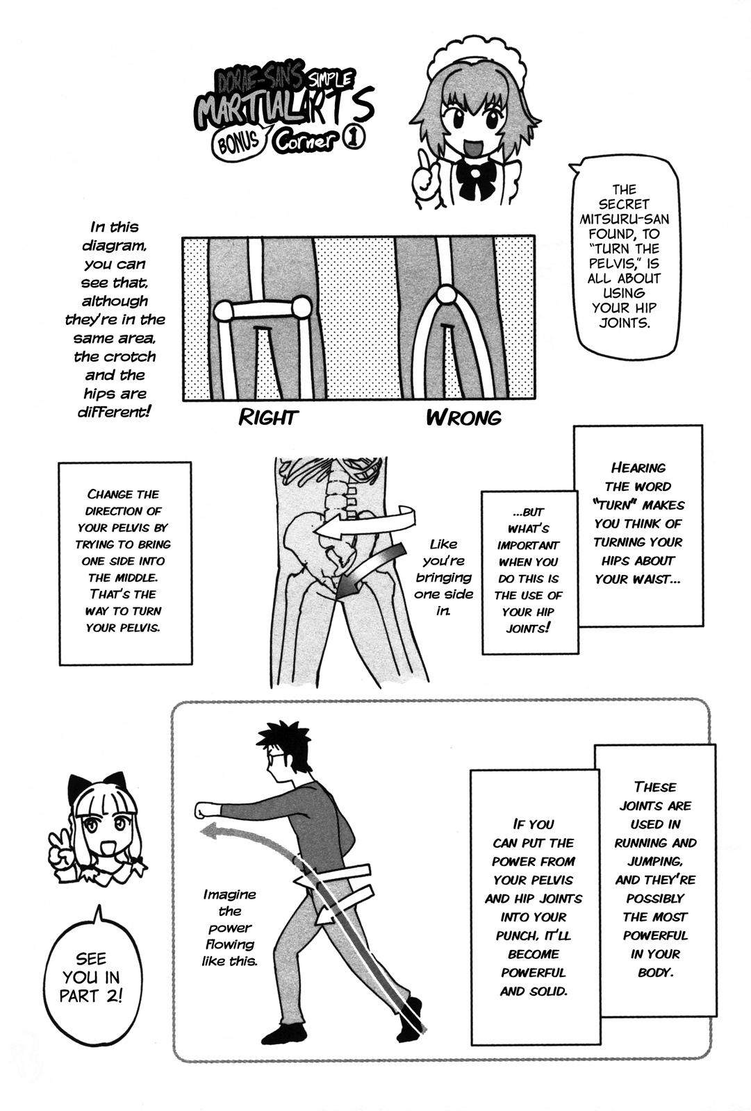 Tsumanuda Fight Town Chapter 8.5 page 1 - Chapter 8.5: Dorae-san's Simple Martial Arts Bonus Corner 1