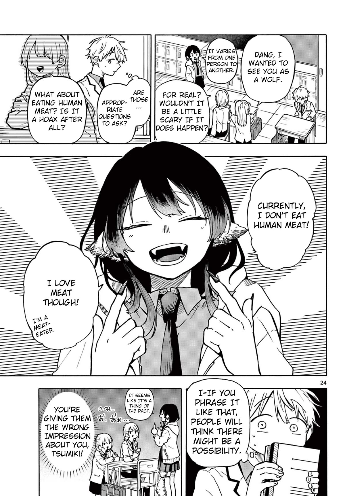 Tsumiki Ogami & the Strange Everyday Life. Chapter 1 page 23 - Chapter 1: Tsumiki is a Werewolf