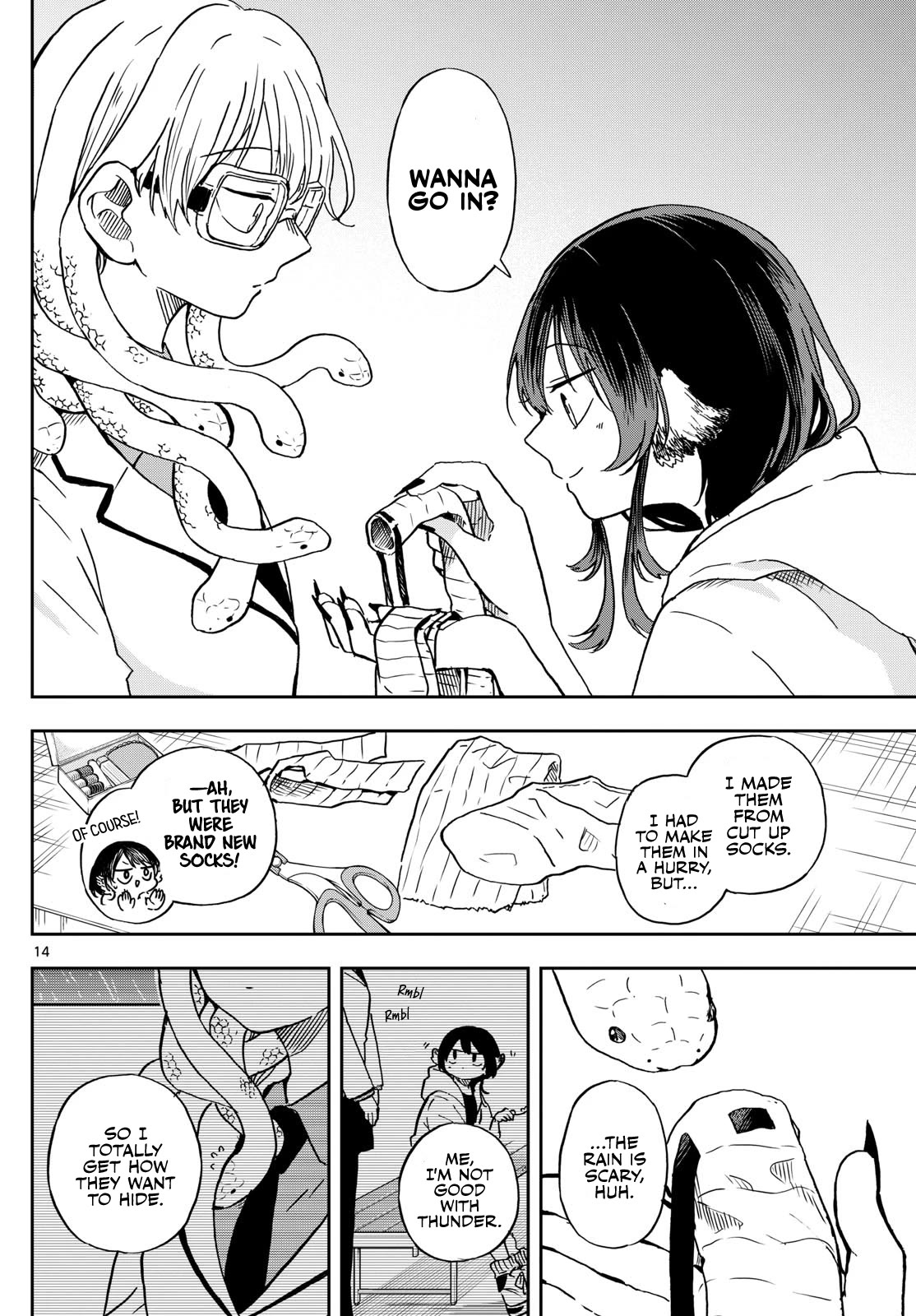 Tsumiki Ogami & the Strange Everyday Life. Chapter 10 page 14 - Chapter 10: Tsumiki-san and Hebisono-san