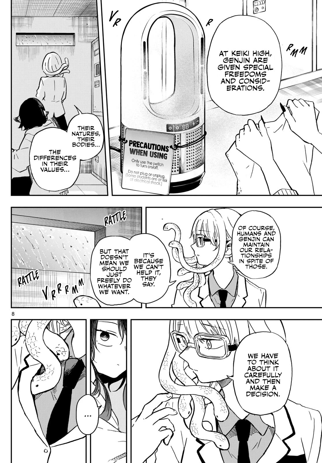 Tsumiki Ogami & the Strange Everyday Life. Chapter 10 page 8 - Chapter 10: Tsumiki-san and Hebisono-san