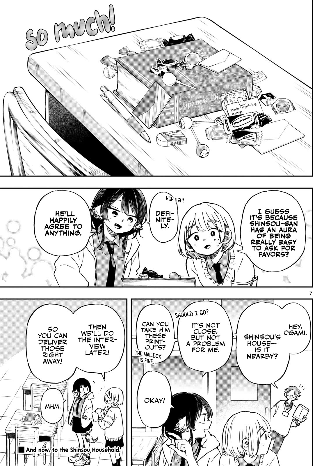 Tsumiki Ogami & the Strange Everyday Life. Chapter 11 page 7 - Chapter 11: Tsumiki-san, Home Visit