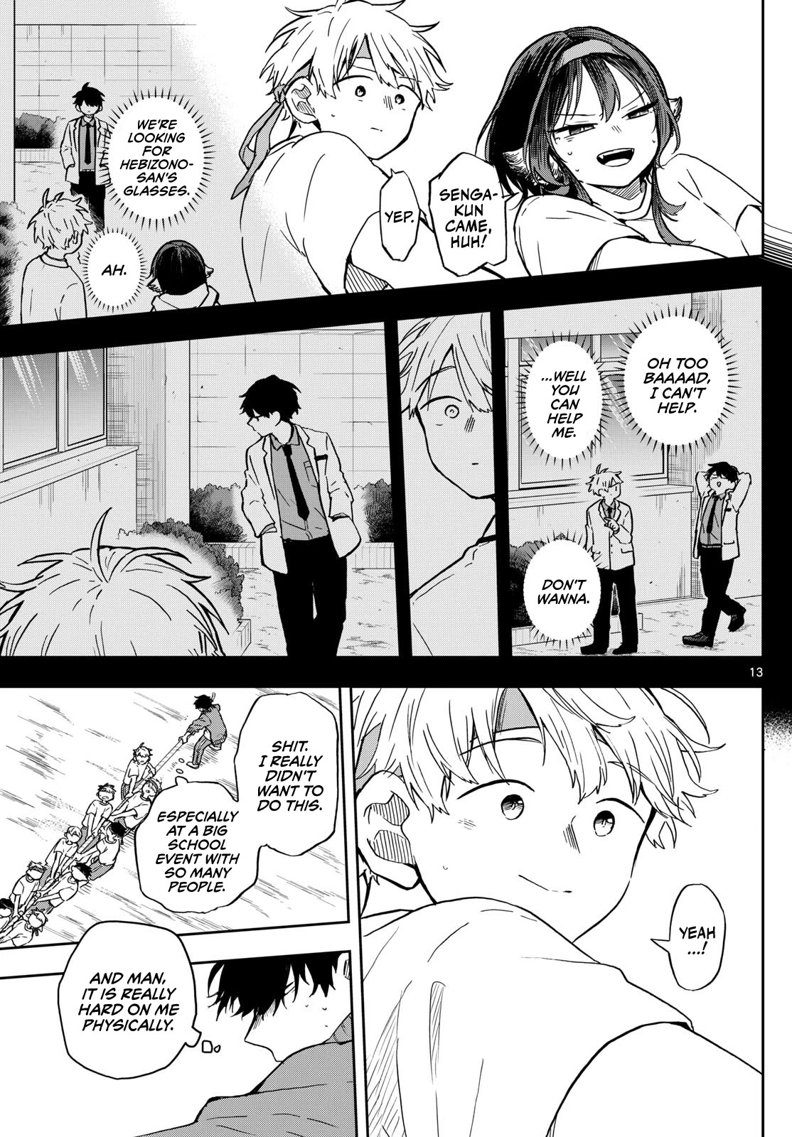 Tsumiki Ogami & the Strange Everyday Life. Chapter 14 page 13 - Chapter 14: Yutaka-kun and Senga-kun