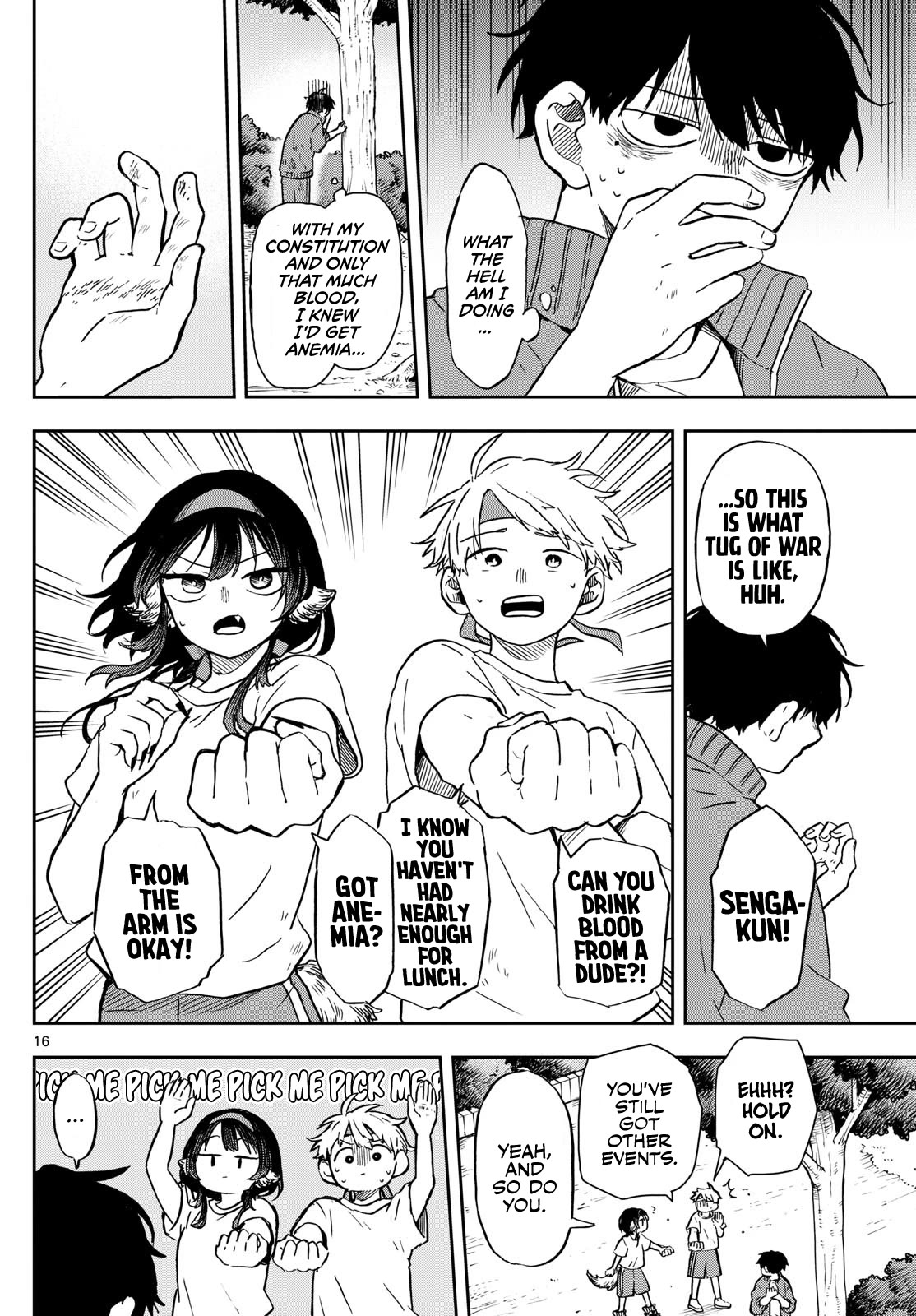 Tsumiki Ogami & the Strange Everyday Life. Chapter 14 page 16 - Chapter 14: Yutaka-kun and Senga-kun
