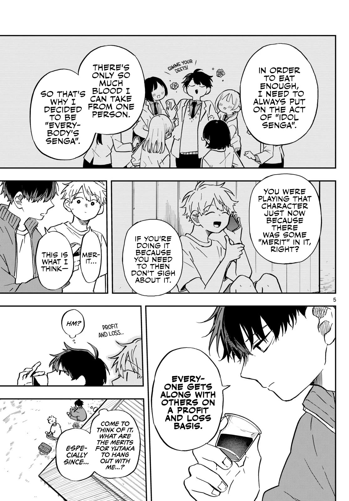 Tsumiki Ogami & the Strange Everyday Life. Chapter 14 page 5 - Chapter 14: Yutaka-kun and Senga-kun