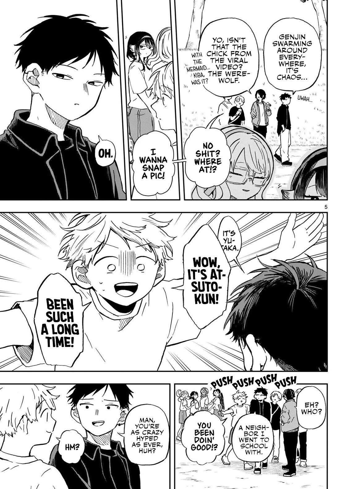 Tsumiki Ogami & the Strange Everyday Life. Chapter 15 page 5 - Chapter 15: Yutaka-kun, Get