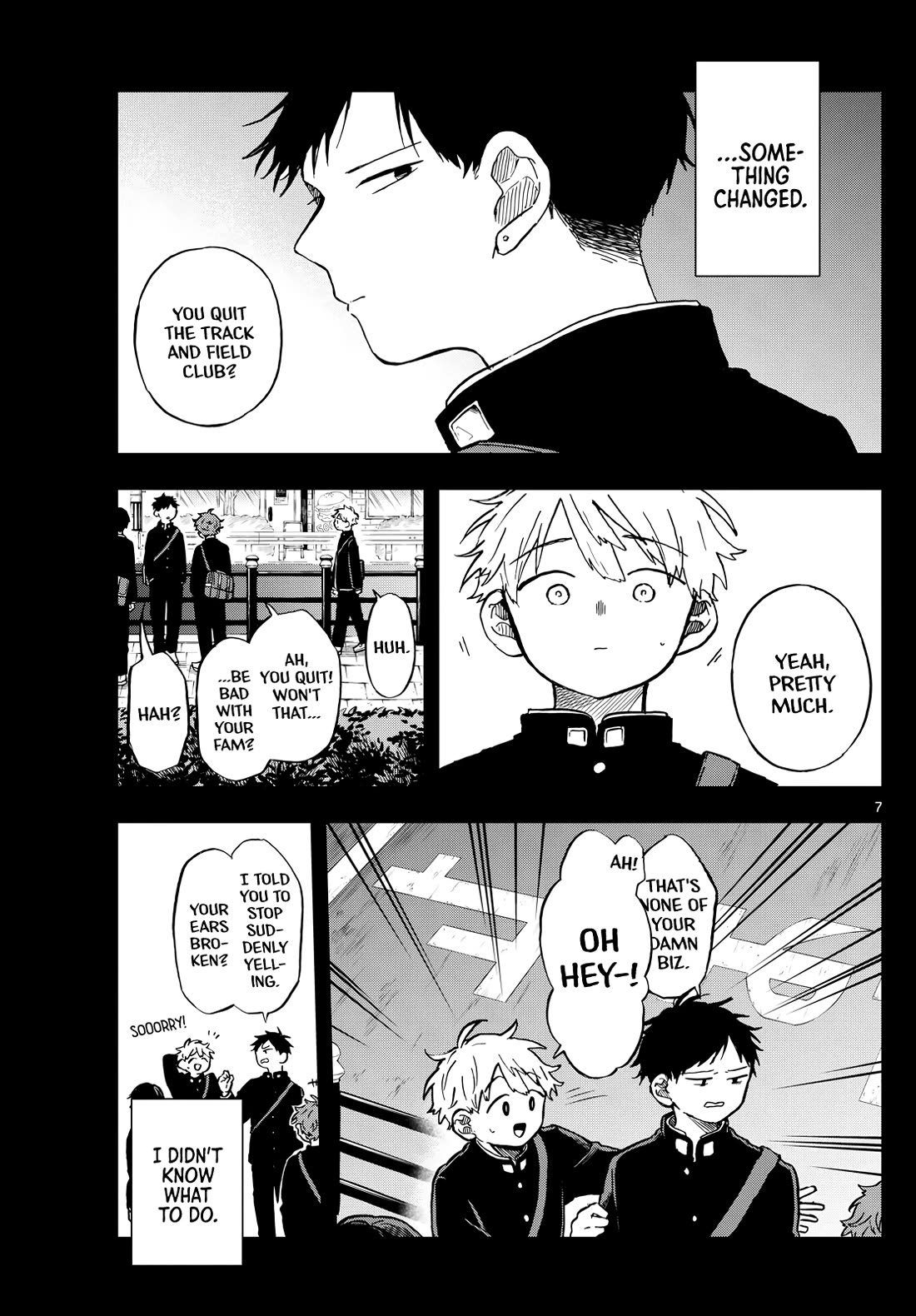 Tsumiki Ogami & the Strange Everyday Life. Chapter 16 page 7 - Chapter 16: Yutaka-kun Runs