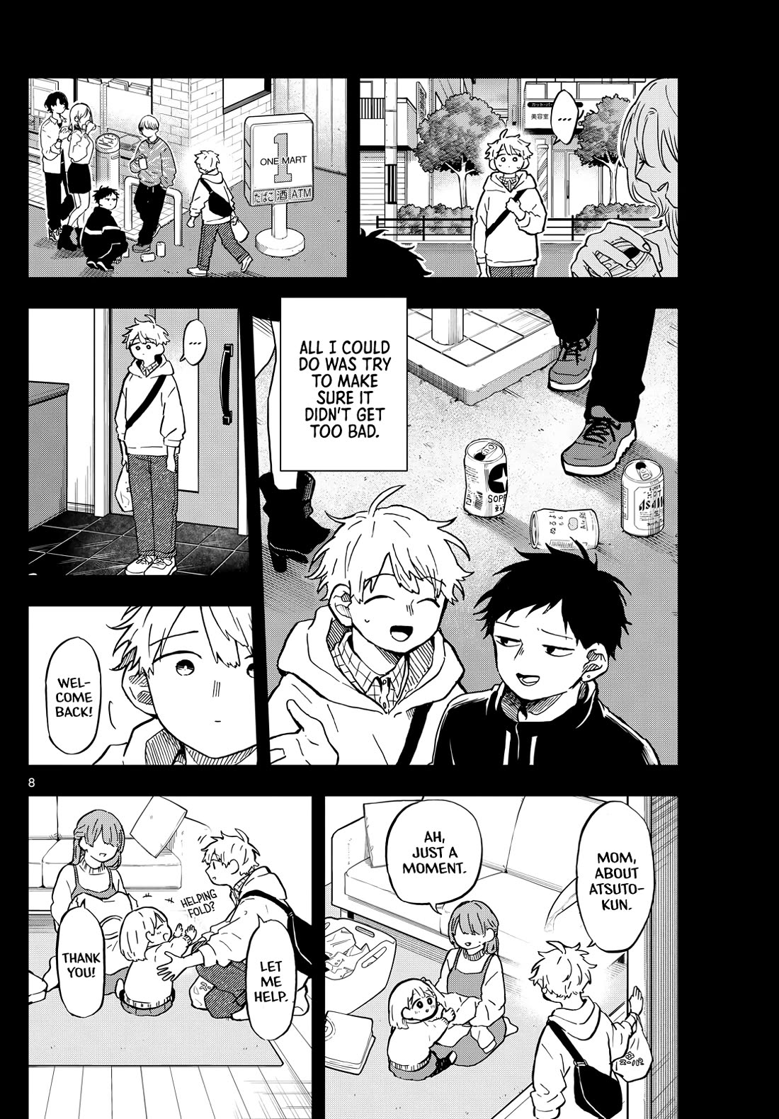 Tsumiki Ogami & the Strange Everyday Life. Chapter 16 page 8 - Chapter 16: Yutaka-kun Runs