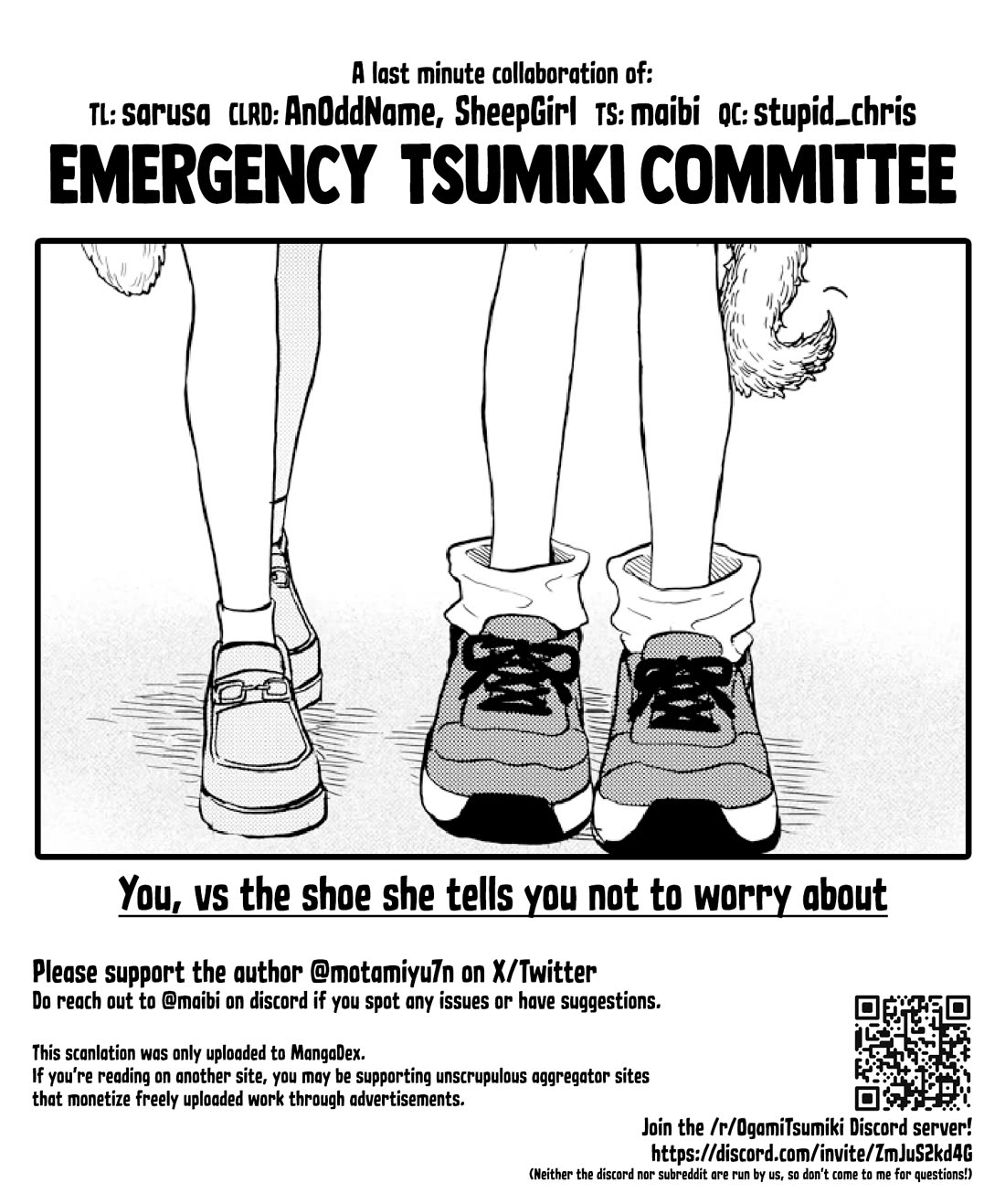 Tsumiki Ogami & the Strange Everyday Life. Chapter 19 page 20 - Chapter 19: Tsumiki-san and Umami-san