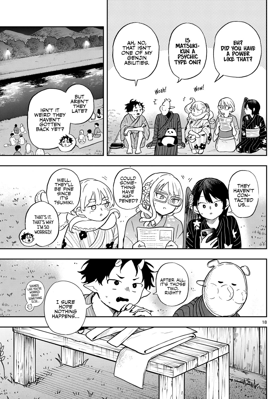 Tsumiki Ogami & the Strange Everyday Life. Chapter 24 page 18 - Chapter 24: Summer with Tsumiki-san, Festival
