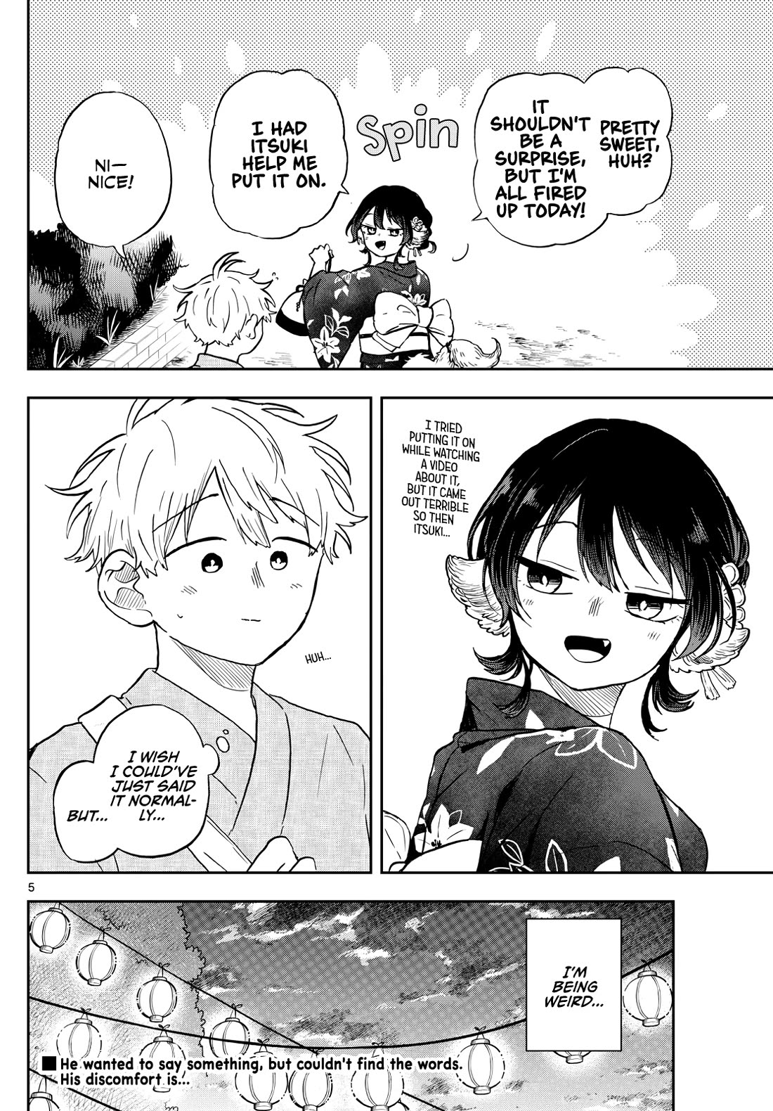 Tsumiki Ogami & the Strange Everyday Life. Chapter 24 page 5 - Chapter 24: Summer with Tsumiki-san, Festival
