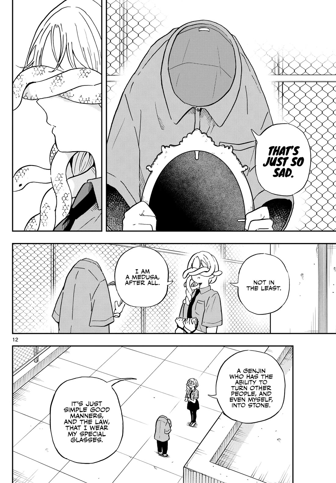 Tsumiki Ogami & the Strange Everyday Life. Chapter 27 page 12 - Chapter 27: Hebizono-san and the Mirror