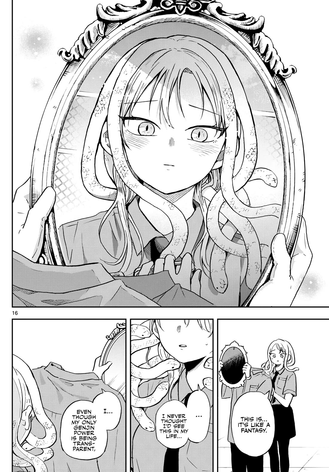 Tsumiki Ogami & the Strange Everyday Life. Chapter 27 page 16 - Chapter 27: Hebizono-san and the Mirror