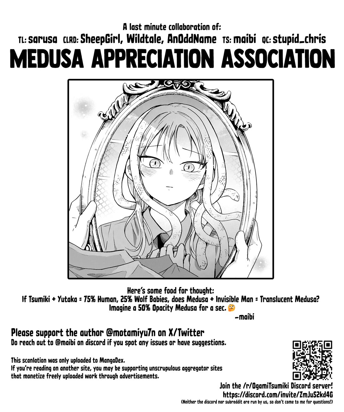 Tsumiki Ogami & the Strange Everyday Life. Chapter 27 page 19 - Chapter 27: Hebizono-san and the Mirror