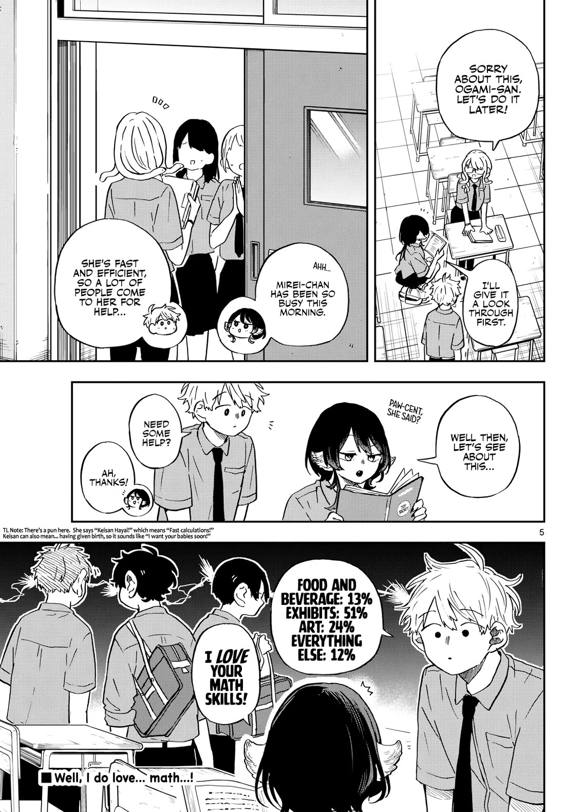Tsumiki Ogami & the Strange Everyday Life. Chapter 27 page 5 - Chapter 27: Hebizono-san and the Mirror