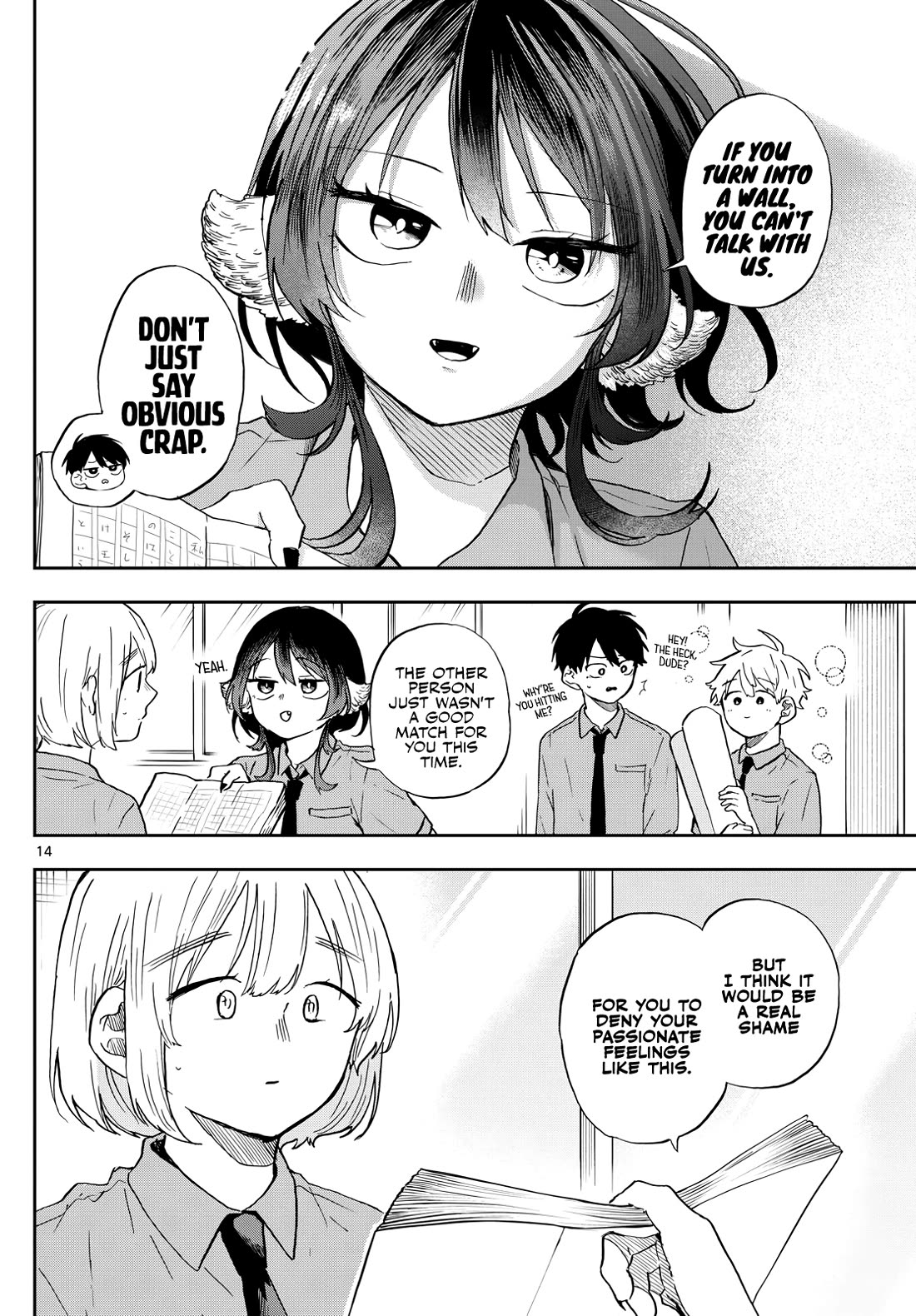 Tsumiki Ogami & the Strange Everyday Life. Chapter 28 page 14 - Chapter 28: Mokuri-san, Interviewed