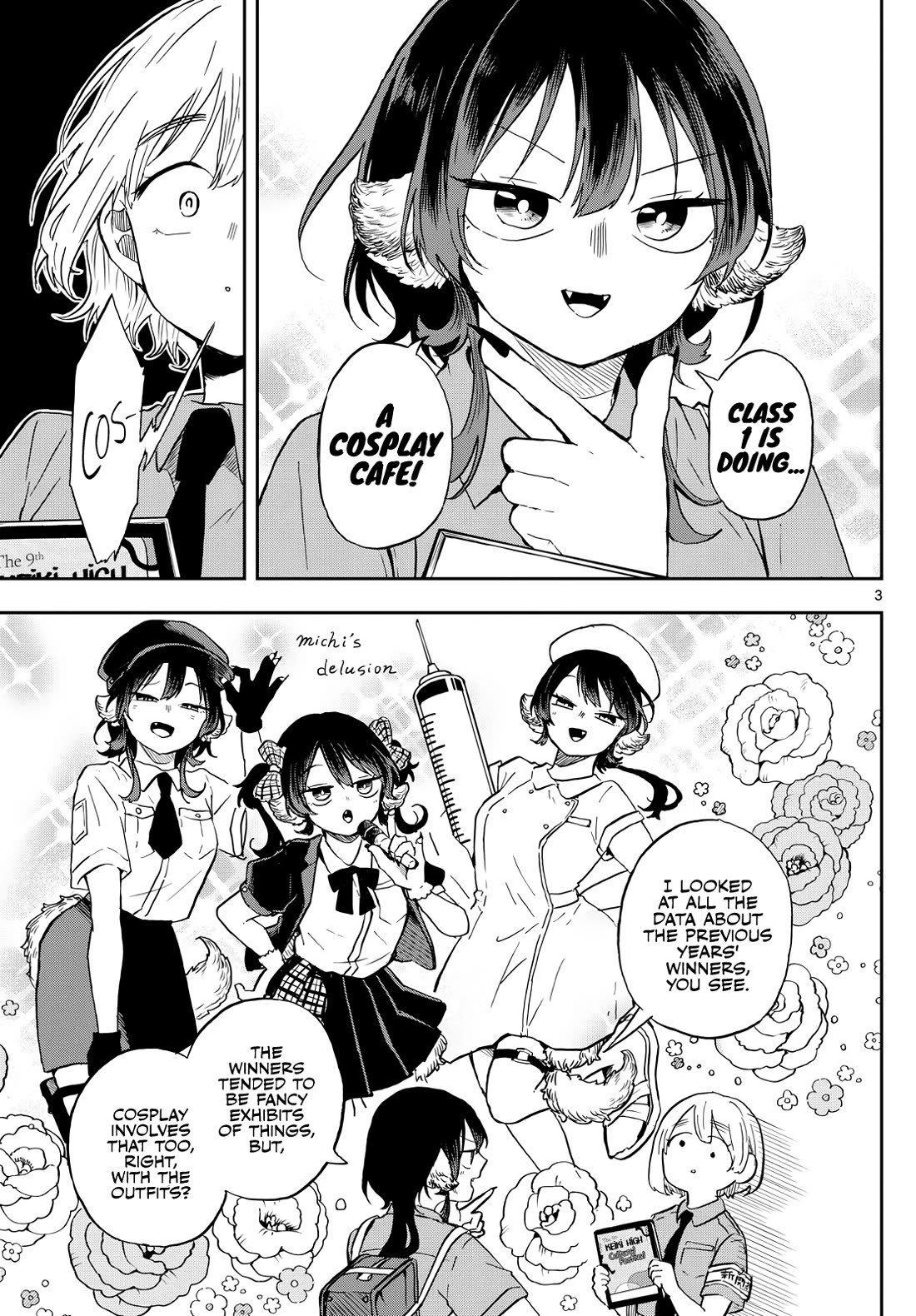 Tsumiki Ogami & the Strange Everyday Life. Chapter 28 page 3 - Chapter 28: Mokuri-san, Interviewed