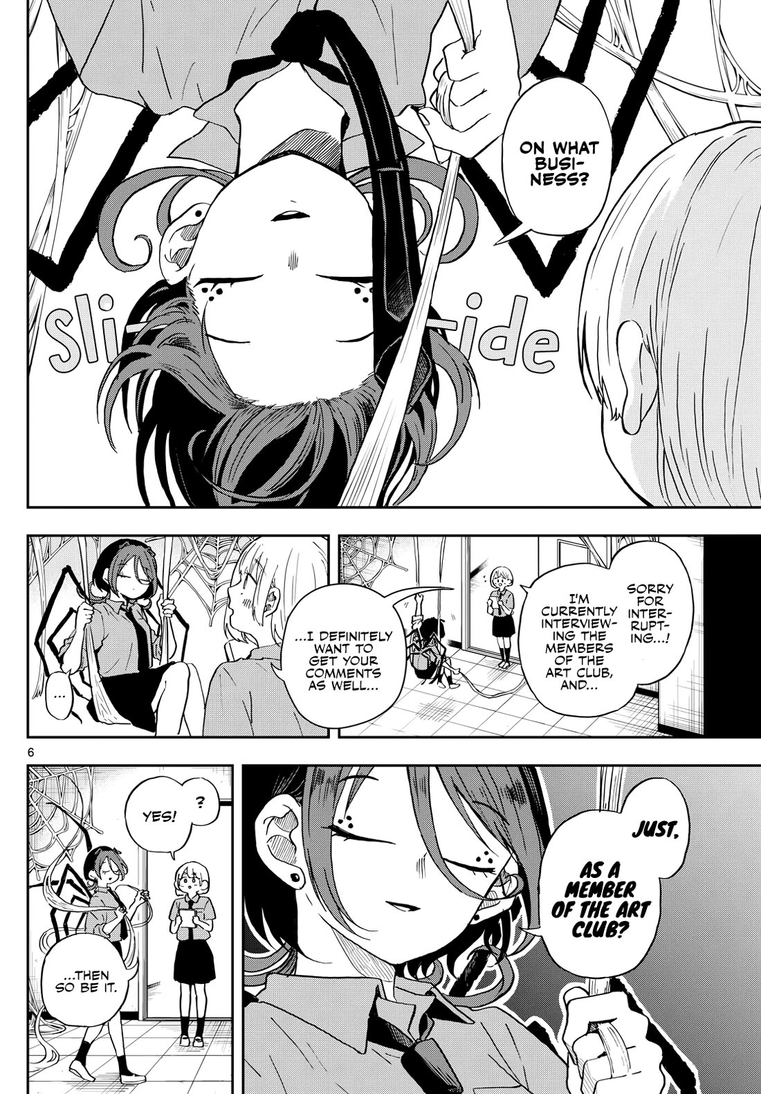 Tsumiki Ogami & the Strange Everyday Life. Chapter 28 page 6 - Chapter 28: Mokuri-san, Interviewed