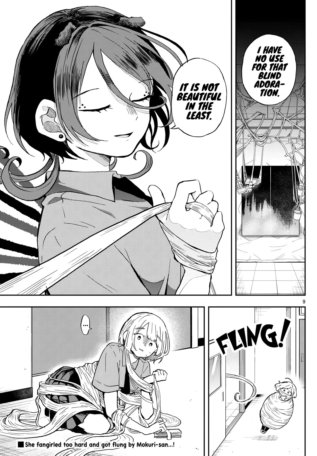 Tsumiki Ogami & the Strange Everyday Life. Chapter 28 page 9 - Chapter 28: Mokuri-san, Interviewed